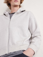 Visvim - Jumbo Wool and Cotton-Blend Jersey Zip-Up Hoodie - Gray