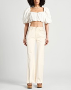 Chloé Womens Jeans Ivory