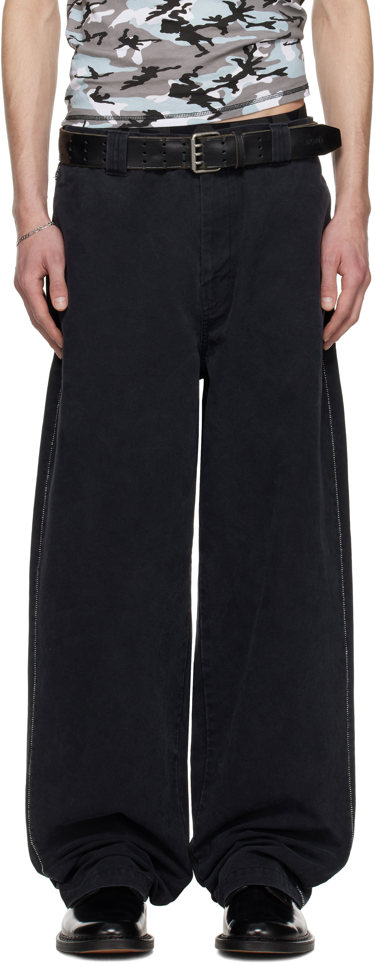 Still Kelly Black Workwear Trousers