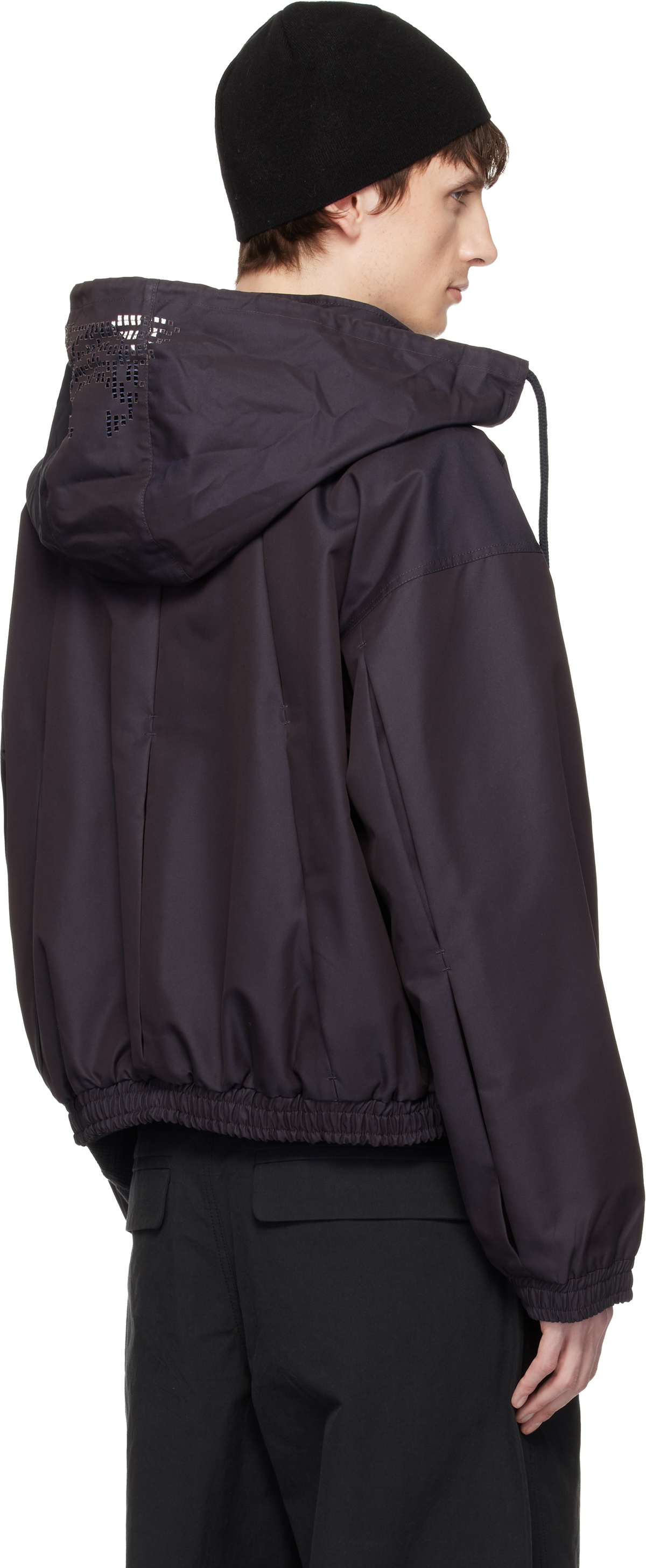FFFPOSTALSERVICE Purple Reia Hooded Work Jacket