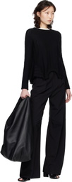 MM6 Maison Margiela Black Upside Down Sweater