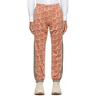 Gucci Orange Tiger Heads Lounge Pants