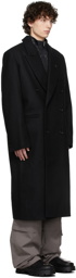 MISBHV Black Wool 90's NY Coat