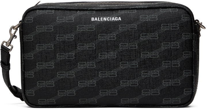 Photo: Balenciaga Black Medium BB Monogram Bag