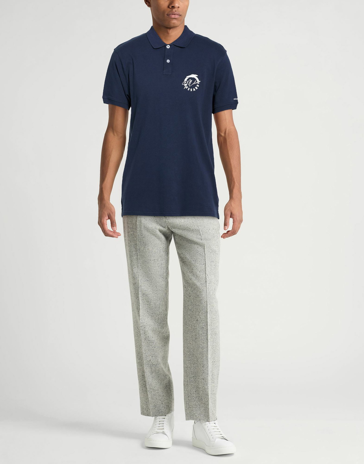 Trussardi Mens Polo shirt in Navy