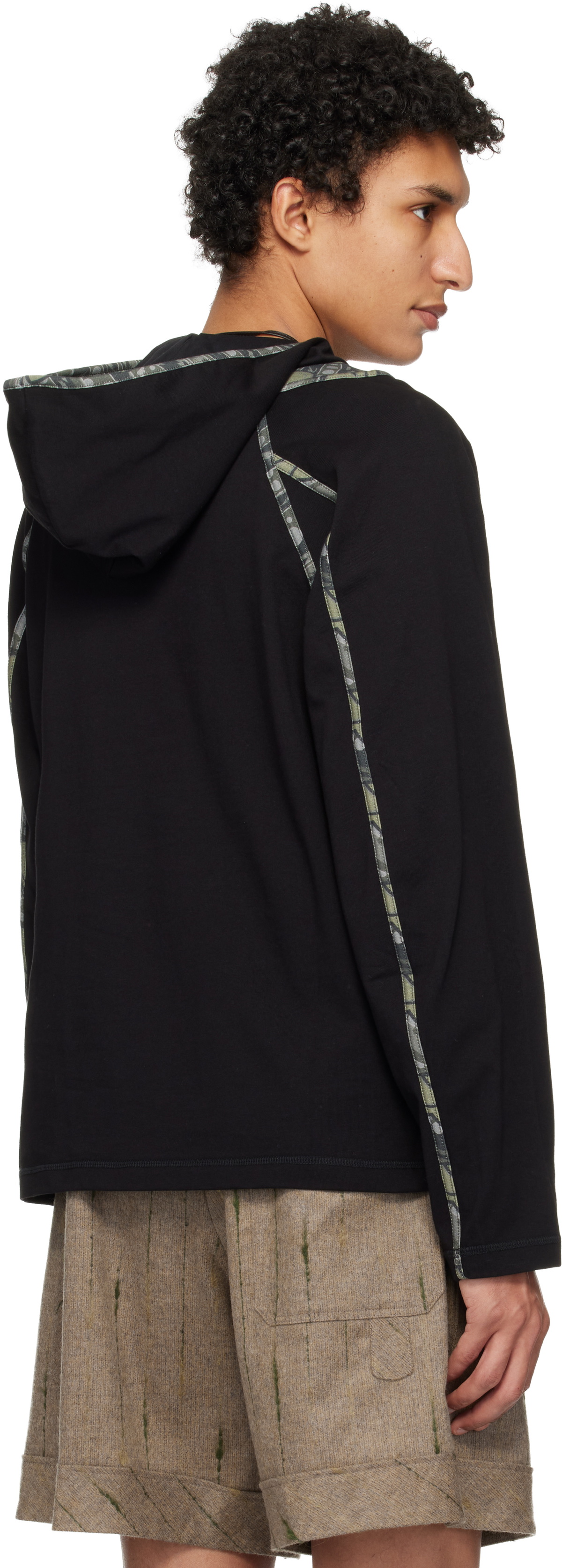 Kiko Kostadinov Black Gizi Hoodie