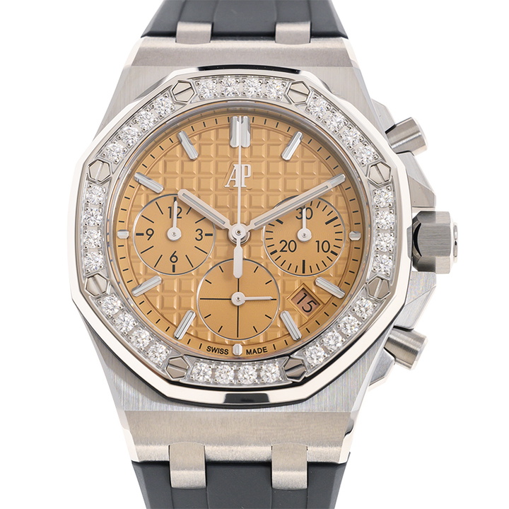 Photo: Audemars Piguet Royal Oak Offshore Chronograph Automatic Diamond Pink Dial Ladies Watch 26231ST.ZZ.A178CA.01