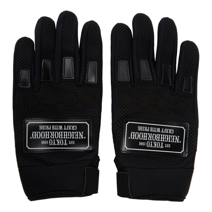 Neighborhood Black Racing Gloves Neighborhood