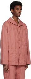 Engineered Garments Pink Shawl Collar Jacket
