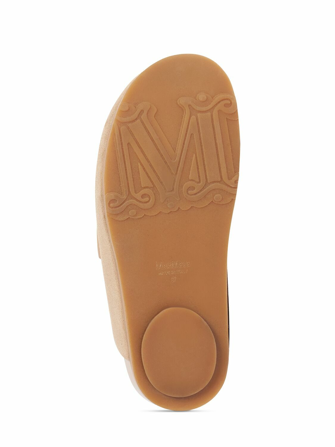 MAX MARA 10mm Manly Suede Mules Max Mara