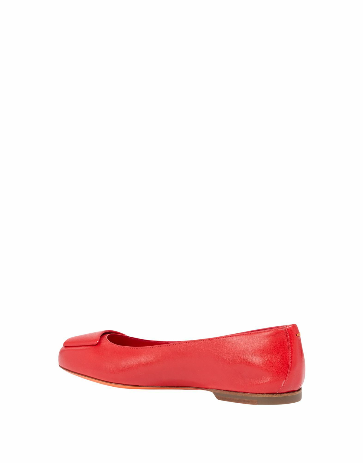 Santoni Womens Ballet flats in Red