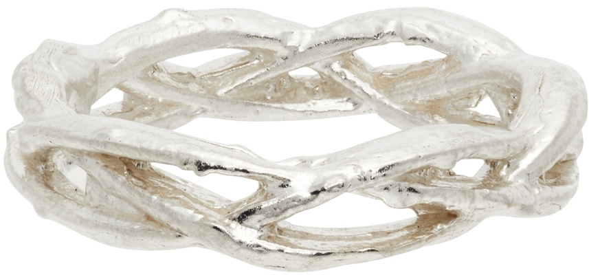 WWW.WILLSHOTT Silver Crown of Thorns Ring