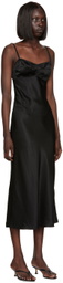 Anna October Black Waterlily Maxi Dress