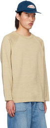 nanamica Beige KODENSHI Sweater