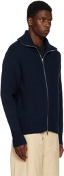 Jacquemus Navy 'Le Papier 'Le Cardigan Meunier' Sweater