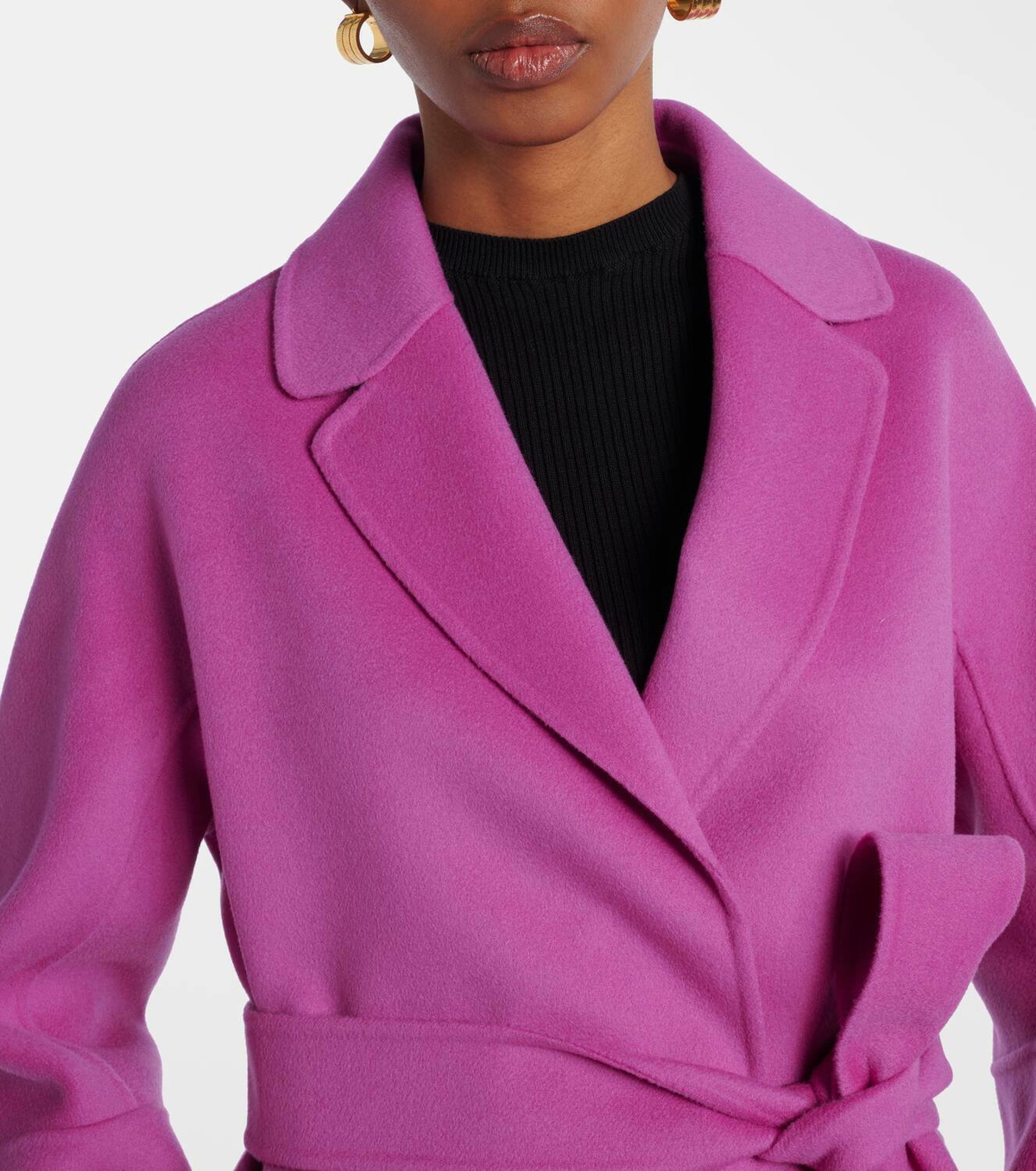 'S Max Mara Arona belted virgin wool coat