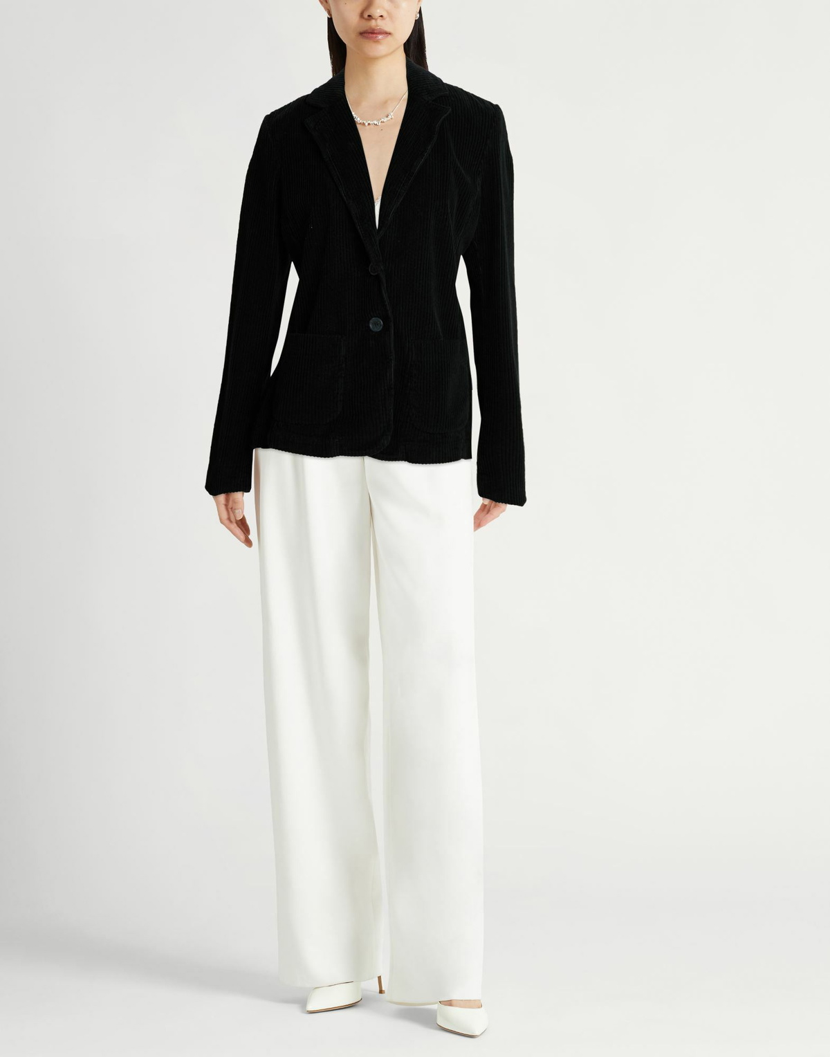 120% Lino Womens Blazer in Black