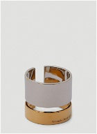 Cut Out Double Ring in Silver