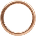 Maison Margiela Rose Gold Semi-Polished Ring