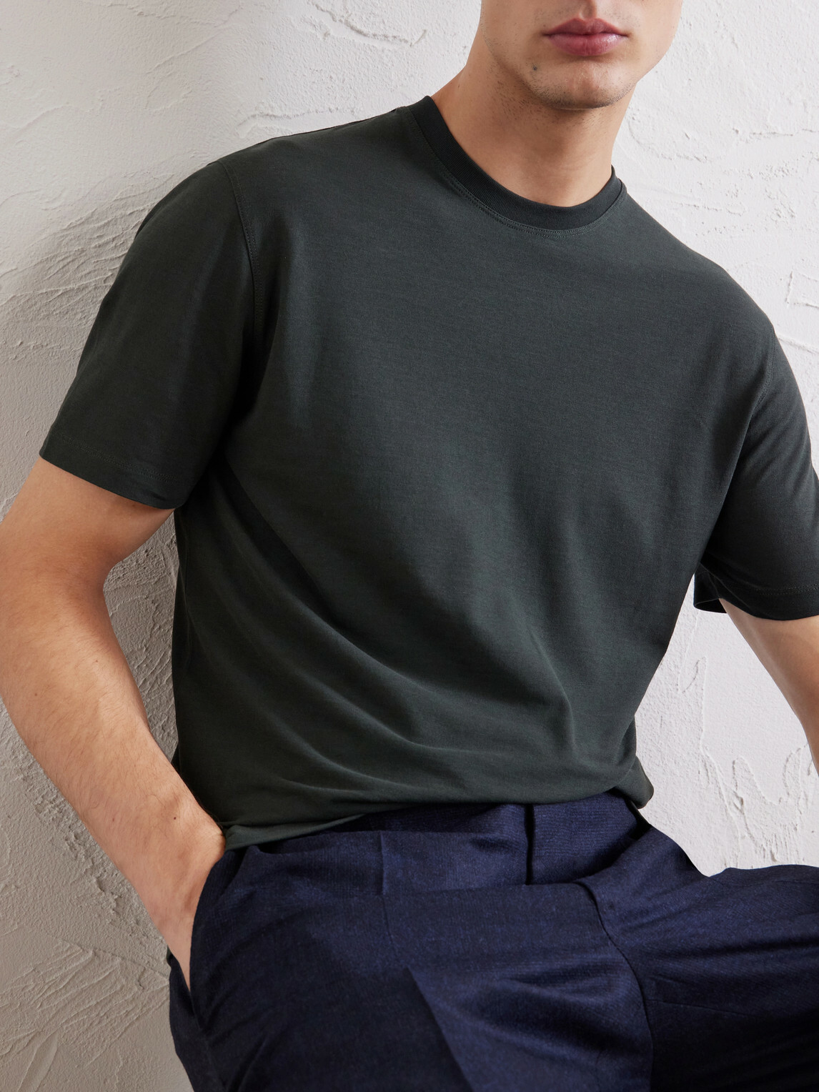 Slowear - Slim-Fit IceCotton T-Shirt - Green