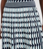 Simkhai Micah knitted scalloped midi skirt
