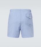 Ralph Lauren Purple Label Amalfi logo striped swim trunks