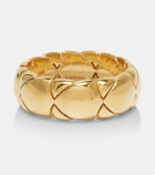 Burberry Shield Segment gold-plated sterling silver ring