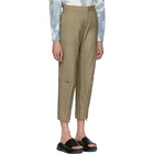 Stella McCartney Khaki Herringbone Trousers