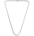 Maria Black - Carlo Rhodium-Plated Sterling Silver Chain Necklace - Silver