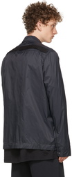 Rick Owens Black Champion Edition Worker Windbreaker Jacket