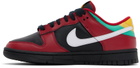 Nike Black & Red Dunk Low Retro LTD Sneakers