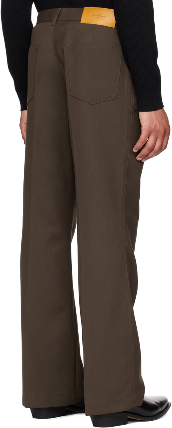 Second/Layer Brown Valluco Trousers Second/Layer