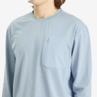 Hiking Patrol Men's Long Sleeve T-Shirt in Light Blue