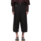 BED J.W. FORD Black Wide Ver. 1 Shorts