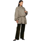 OPEN YY Khaki Belted Cargo Field Jacket