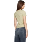Diesel Khaki Slim Jersey Graphic Print T-shirt