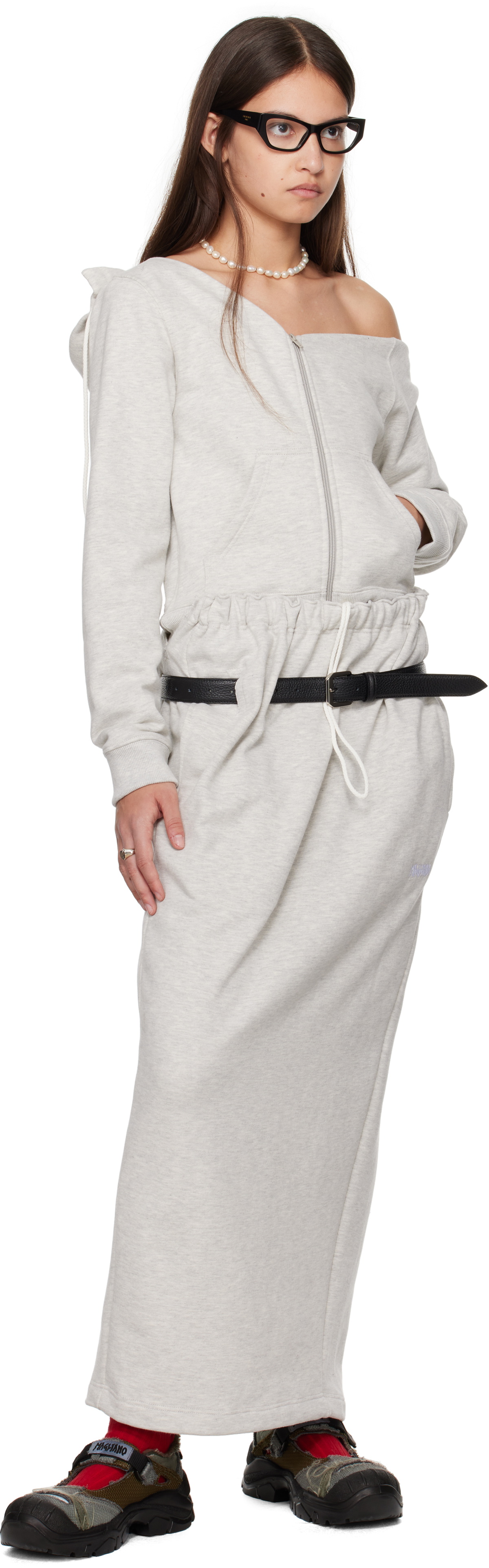 Magliano Gray Provincia Maxi Skirt