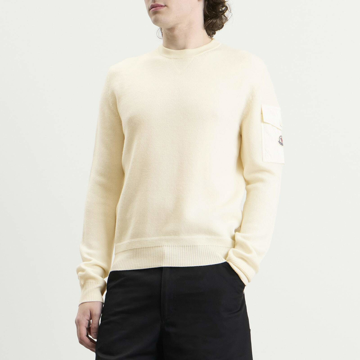 Moncler Men's Crew Neck in White