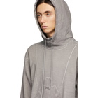 Diesel Red Tag Grey A-Cold-Wall* Edition Garment-Dyed Hoodie