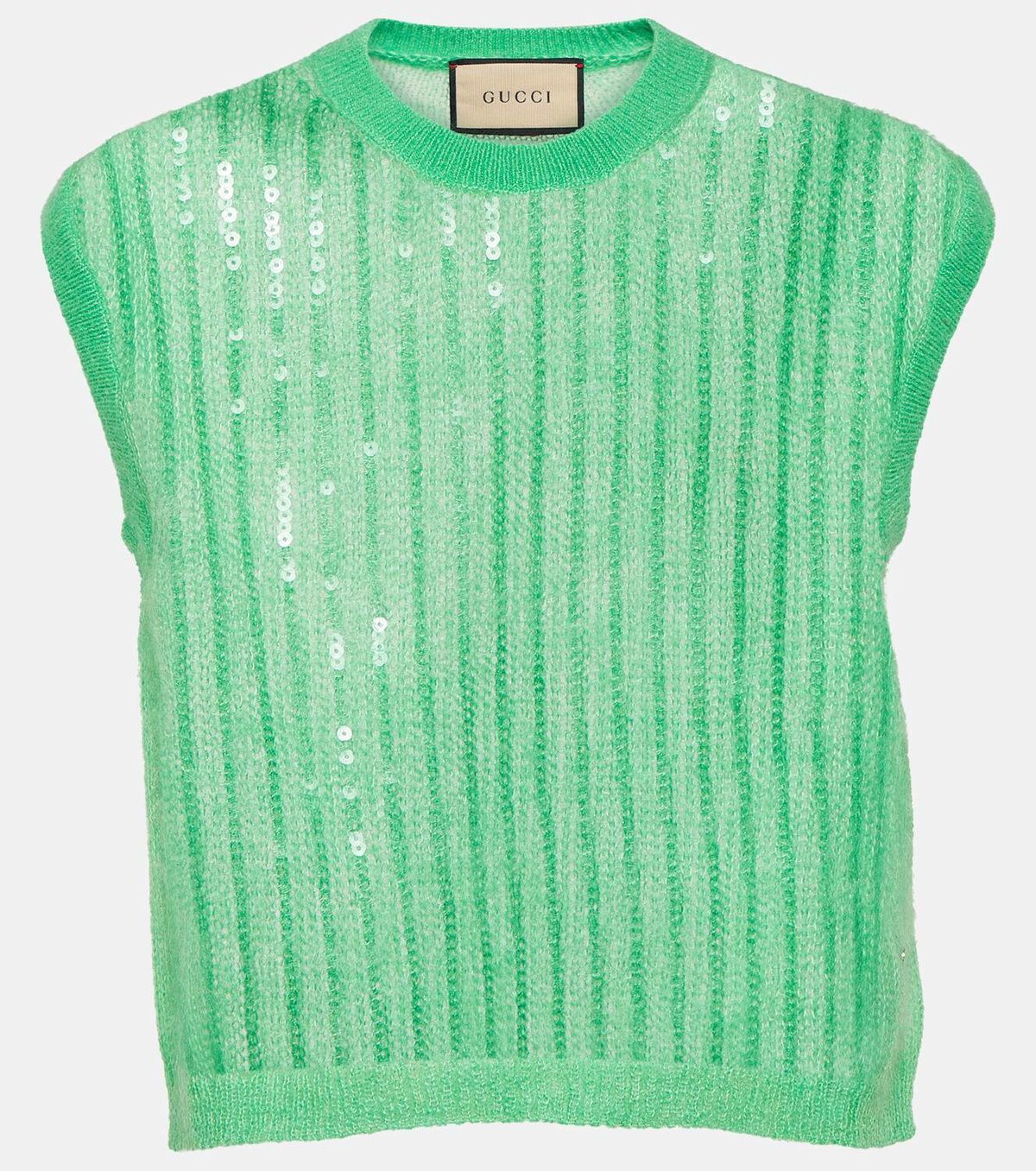 Gucci Mohair, silk, and wool top Gucci