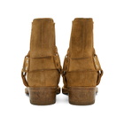 Re/Done Tan Suede Short Cavalry Boots