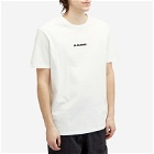 Jil Sander+ Men's Jil Sander Plus Logo Active T-Shirt in Porcelain