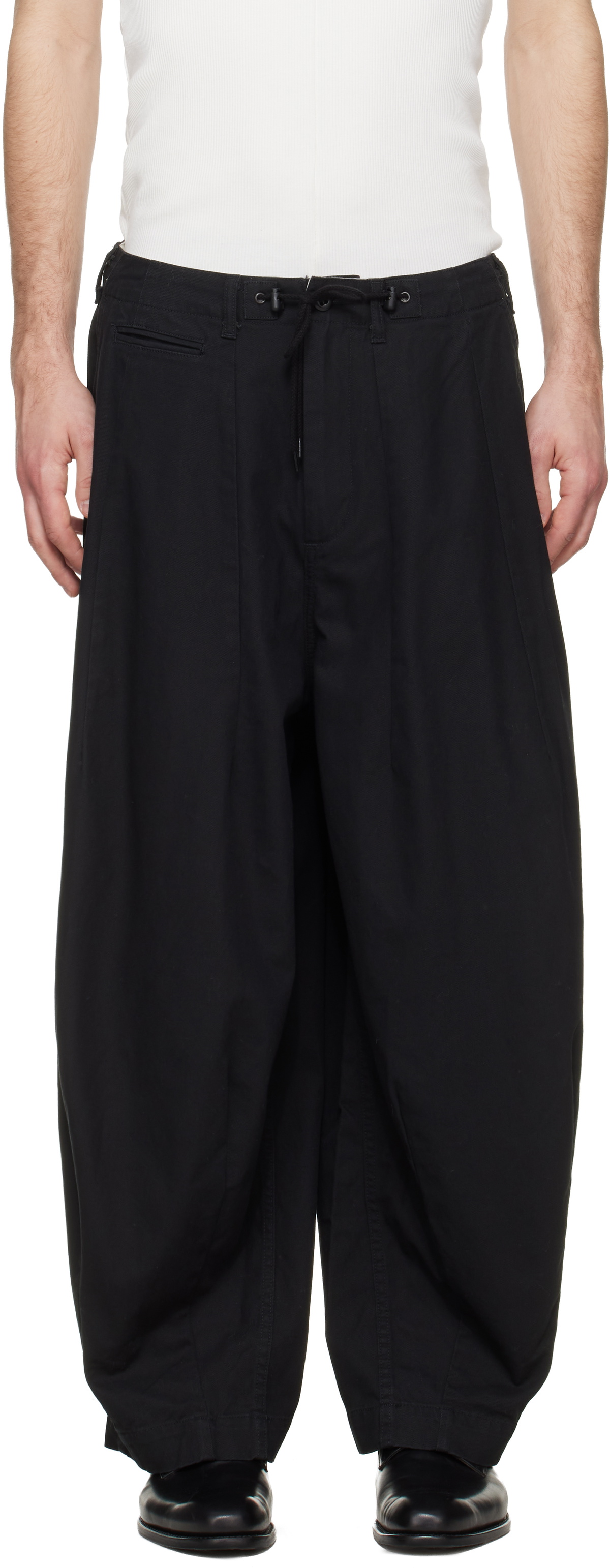 Black H.D. Military Trousers by NEEDLES on Sale