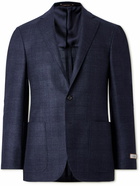 Canali - Kei Unstructured Wool, Silk and Cashmere-Blend Blazer - Blue