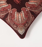 Etro Kiri cotton velvet cushion