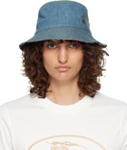 Burberry Blue Denim Bucket Hat