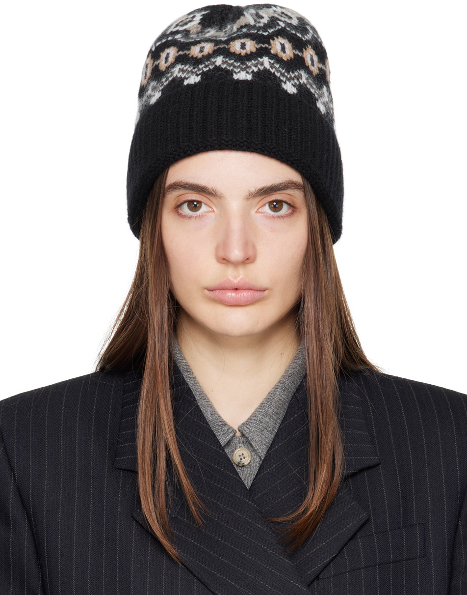 KHAITE Black Alpina Beanie Khaite