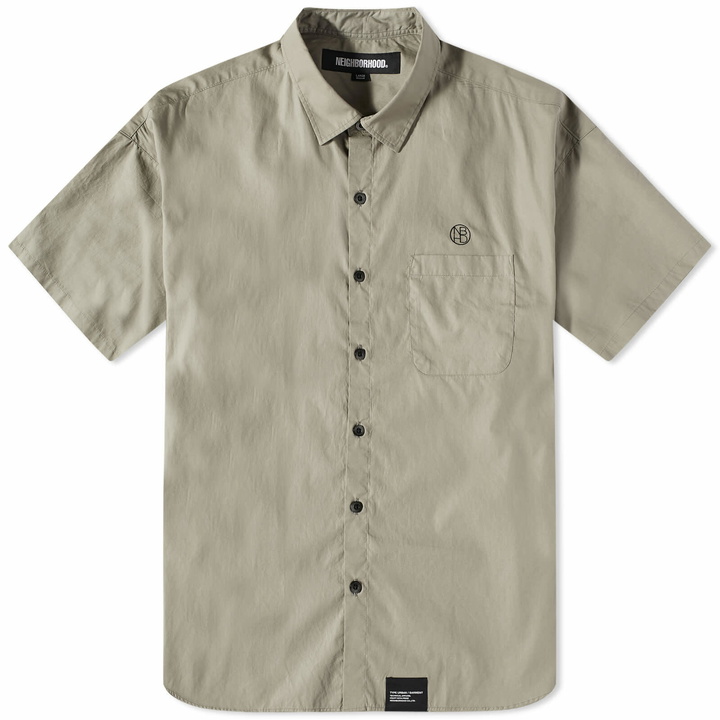 Photo: Neighborhood Men's Over Short Sleeve Shirt in Green