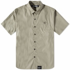 Neighborhood Men's Over Short Sleeve Shirt in Green