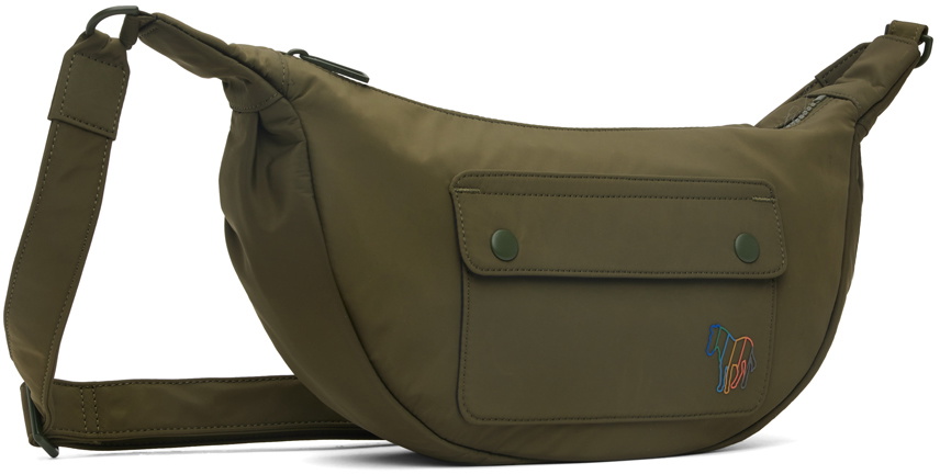 PS by Paul Smith Khaki Crescent Bag